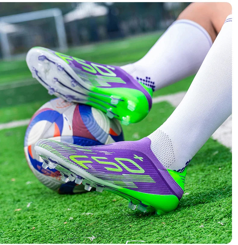 New Men's Soccer Shoes Grass Cleats Futsal Non Slip Indoor Ultralight Fg Turf Football Boots Sport Comfortable Adult Non-Slip