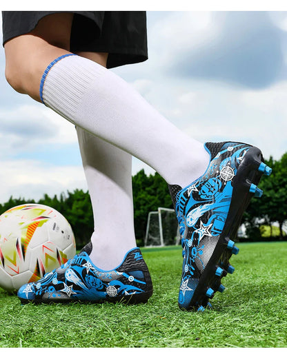 New Kids Soccer Shoes Men Original Football Shoes Indoor Professional Football Field Boots Society Cleats TF/AG Sneaker Non Slip