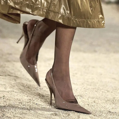 2026 High-heel 9.5 cm Women's Sandals Shoes for Women Size 34-43 New Fashion Pointed Summer Women Shoes Sandalias De Mujer