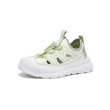 Spring and Autumn Children Sports Shoes Unisex Kids Sneakers Mesh Upper Breathable Basketball Shoes Tennis Casual Flats Footwear