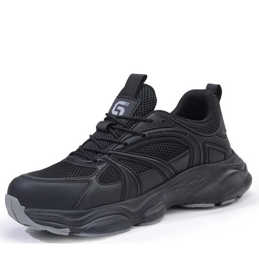 Safety Shoes Men Shoes Breathable Anti Smashing Puncture Comfortable Men's Safety Tennis Steel Toe Cap Puncture