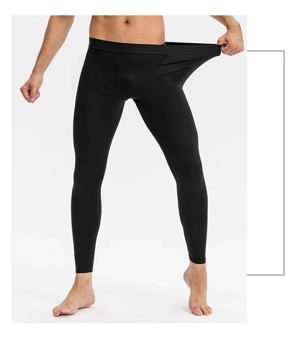 Men's Running Leggings Quick Dry Gym Fitness Sports Pants Workout Training Jogging Sports Trousers Compression Sport Pants