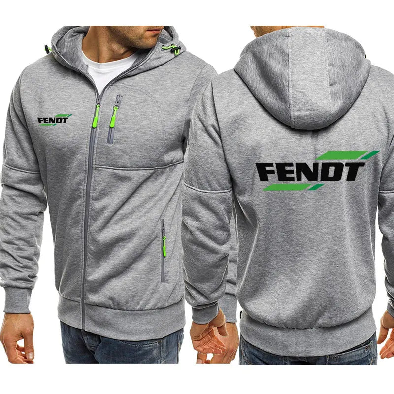 New Spring Autumn Fendt Hoodied Men's Fashion Long Sleeve Zipper Cotton Hip-Hop Harajuku Hoody Casual Jacket hoodies coat XXXL