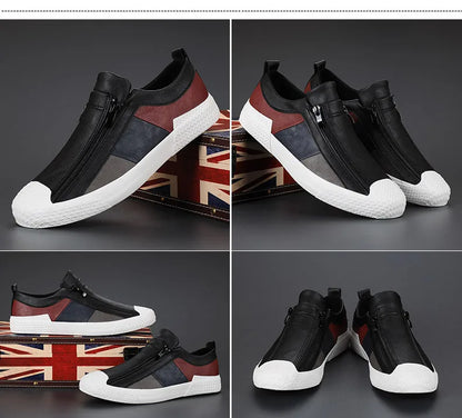 Handmade Leather Casual Shoes for Men Shoes Design Sneakers Man Comfortable Leather Shoes Men Loafers