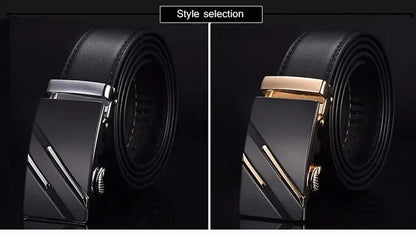 Belts Famous Brand Designer Belt Men Plus Size 130 140 150 160 170cm High Quality PU Leather Luxury Belts Metal Automatic Buckle