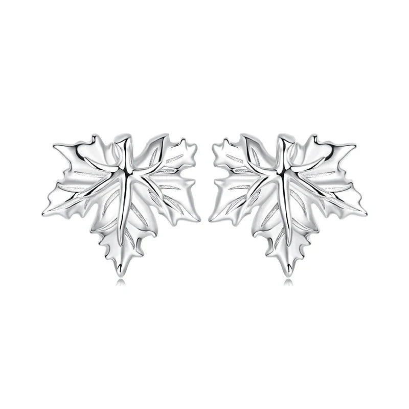925 Sterling Silver Animals Cute Paws Rainbow Stud Earrings For Women Heart Oval Flower Zircon Crab Ear Studs Jewelry Gift