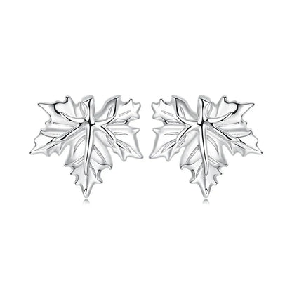 925 Sterling Silver Animals Cute Paws Rainbow Stud Earrings For Women Heart Oval Flower Zircon Crab Ear Studs Jewelry Gift