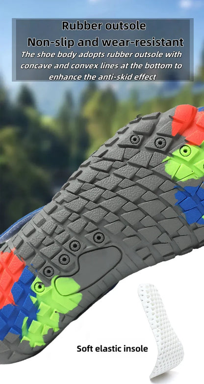 Children's Beach Barefoot Water Shoes, Swimming and Boating, Quick-Drying, Non-slip, Easy to Wear and Take off, Sports Shoes