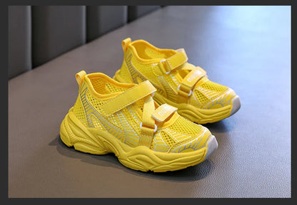 2025 Fashion Children's Sandals for Girls and Boys Soft Soles Anti slip Mesh Breathable Kids Sports Running Shoes