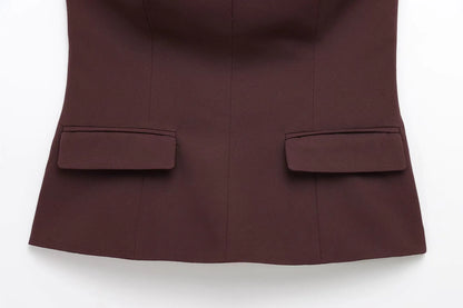 Spring Summer Women Strapless Crop 2025 Tops Basic Sleeveless Office Lady Tops Trend Street Classic Solid Tube Tops