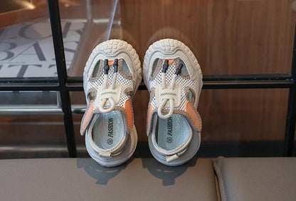 Kids Sport Sandals Summer Outdoor Casual Shoes Soft Breather Anti-slip Children Sneakers Unisex Boys Girls Close-toed Sandals