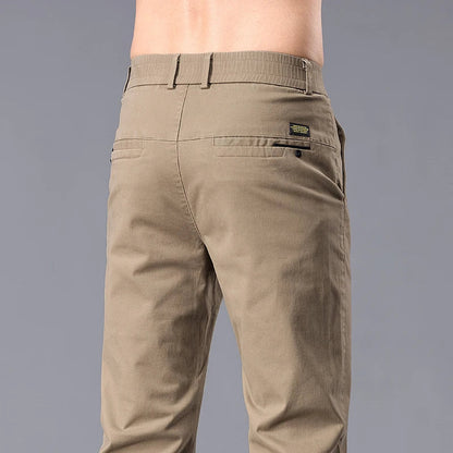 Brand Autumn New Stretch Men Casual Pants Straight Business Dress Formal Trousers Work Fashion Male Comfort Pants