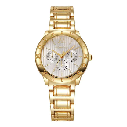 Luxury Stainless Steel Strap Women Watches Fashion Analog Quartz Wristwatches Reloj Mujer
