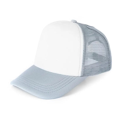 50 Color Unisex SummerTrucker Hat For Adult Net Baseball Cap Men Women Polyester Blank Mesh Adjustable Sun Hat Visor