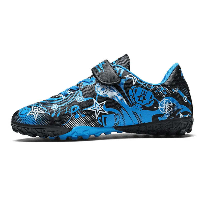 New Youth Soccer Shoes Kids Football Boots Professional Training Non-Slip Indoor Outdoor Futsal Cleats Sneakers Breathable 28-39