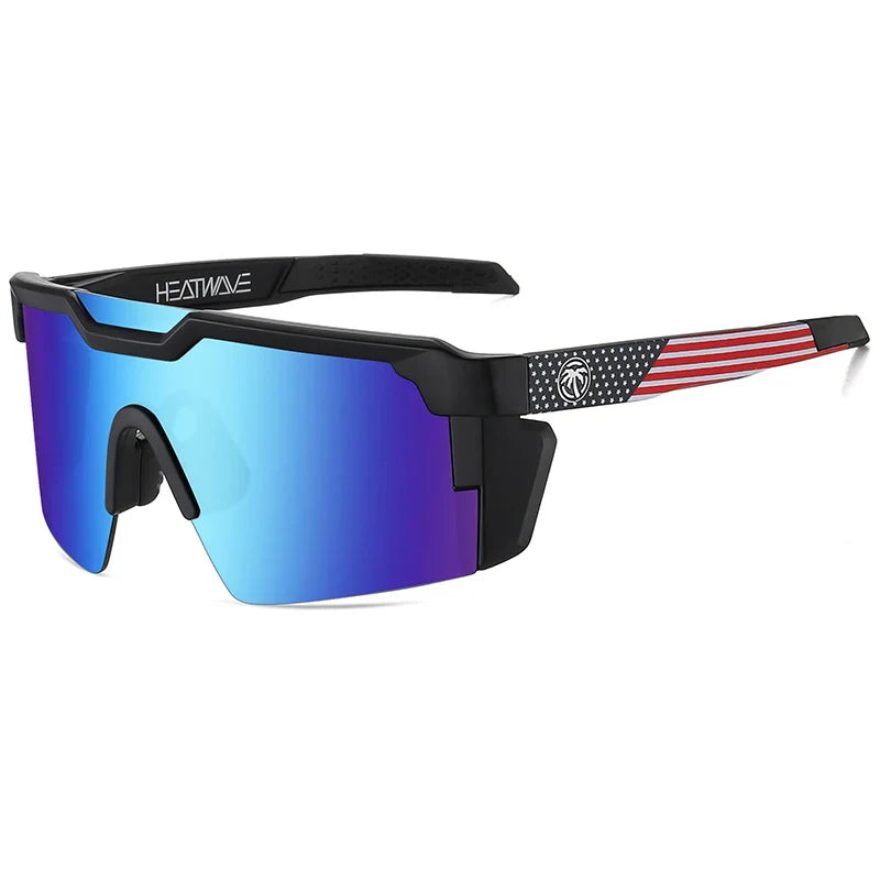 Sunglasses square Conjoined lens cycling Women men sun glasses