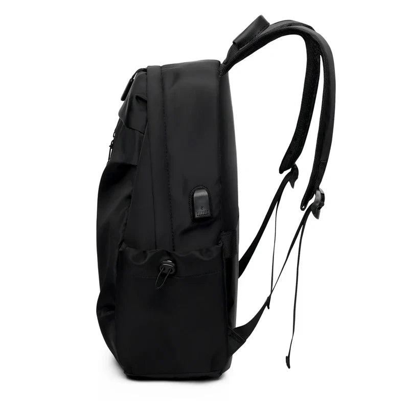 1 14 Inch Large Capacity Leisure Schoolbag Sports Simple Men And Women Universal Computer Backpack With Pendant