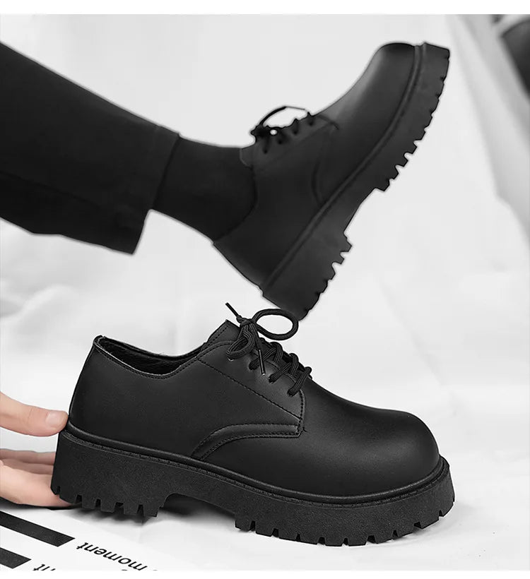 Men's formal shoes, business casual shoes, matte big toe shoes, handsome men's shoes, event party dress shoes