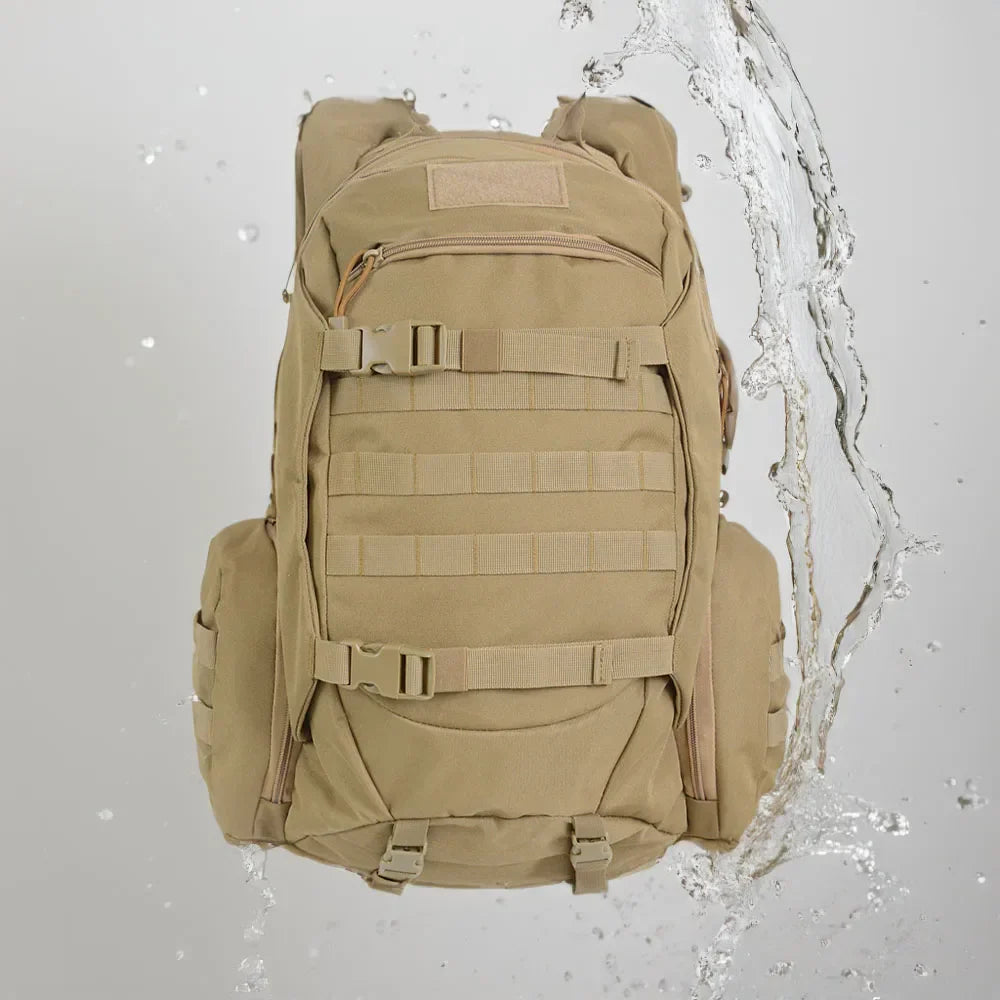 45L Waterproof Fishing Hunting Backpack Outdoor Rucksacks Tactical Sports Camping Hiking Trekking Bags