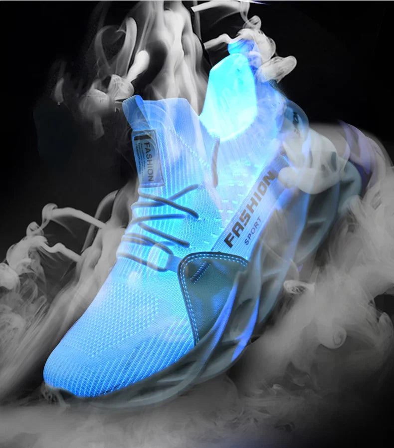 Tênis Masculino de Malha Respirável Casual Sapatos Masculinos Unissex Leve Macio Sola Grossa Buraco Sapatos de Casal Tênis Atlético Sapatos Femininos