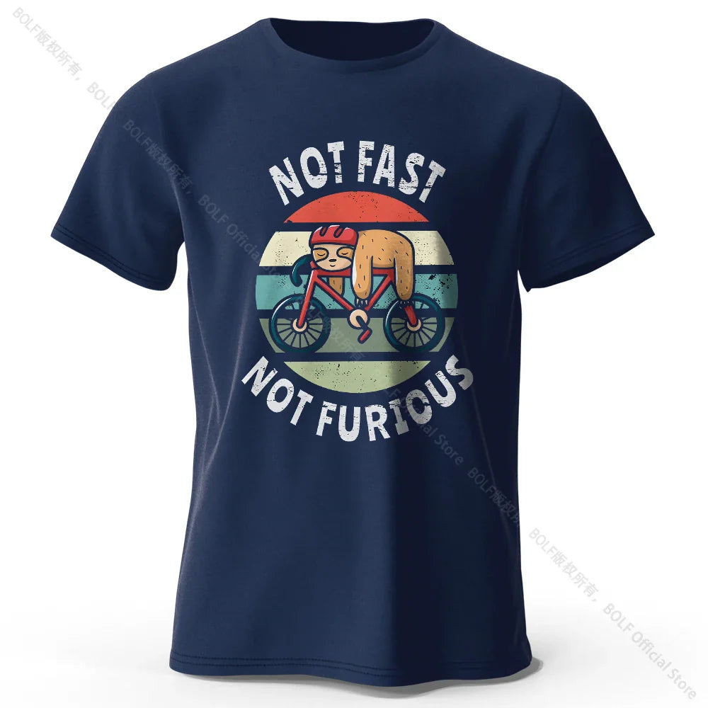 Men's Timeless Funny Printed Classic 100% Cotton T-Shirt, Ultra Soft Round Neck Short Sleeve Tee for Casual & Home Wear