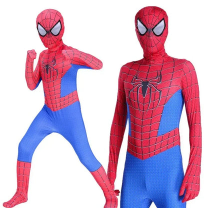Spider Man Cosplay Costume Zentai Spiderman Costume Superhero Bodysuit Spandex Jumpsuit Suit for Child Kids Adult
