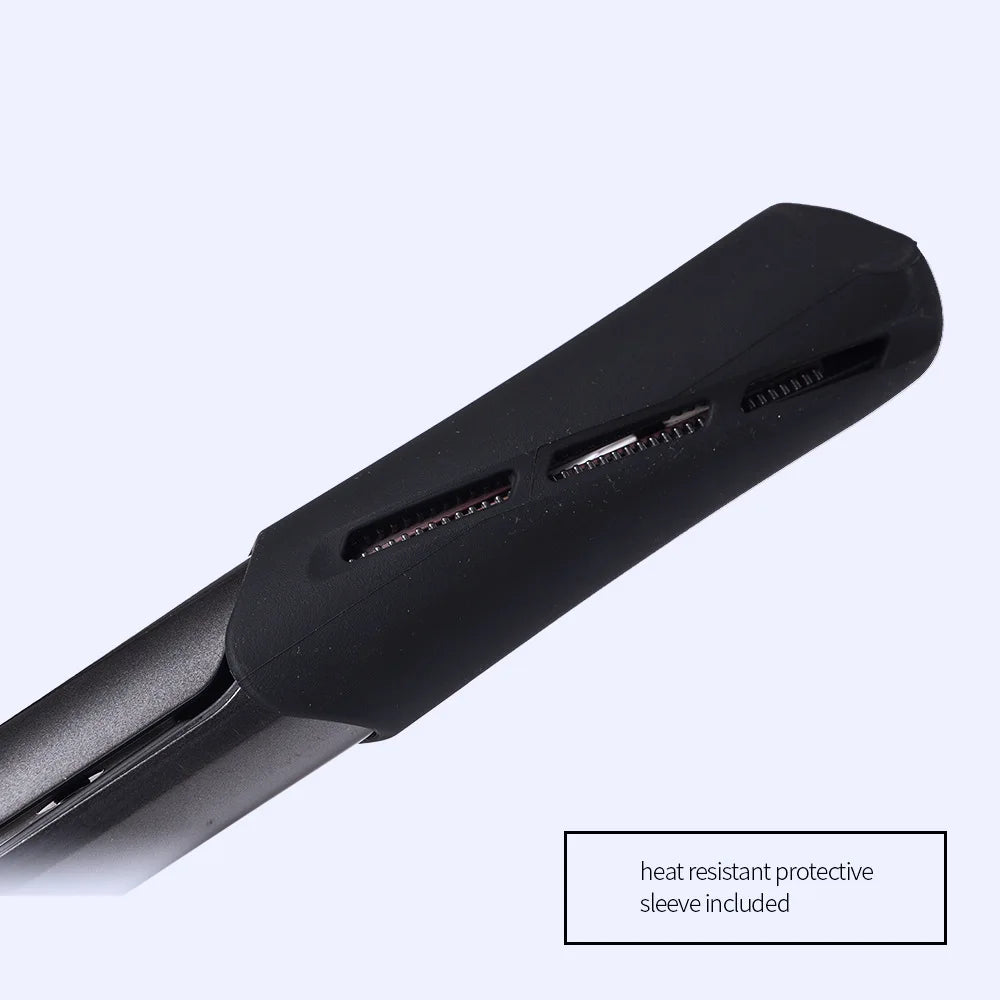 2026 New Hair Straightener Curler 2 in 1 Negative Ion Fast Heating Styling Iron Professional Flat Iron Curling Tool Home Travel