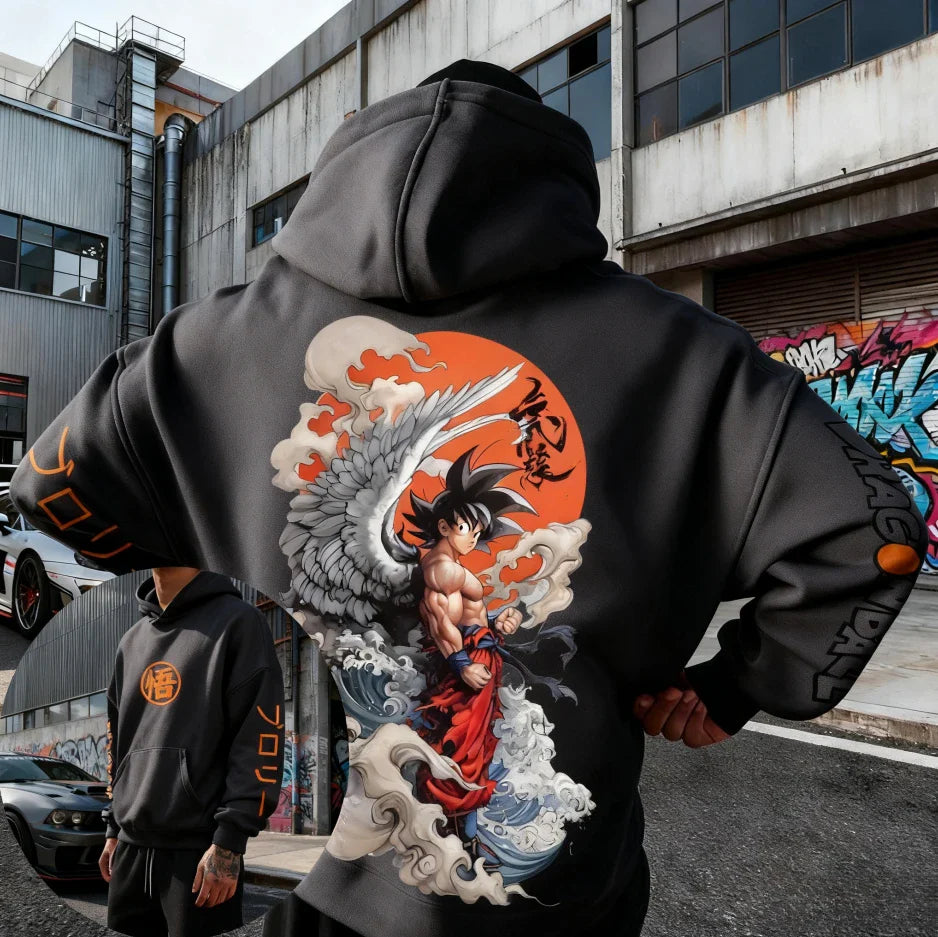 Printed Hoodie  Spring/Autumn New Men's and Women's Harajuku Large Daily Casual Parent Child Top