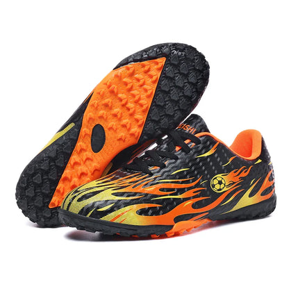 New Kid Match Boys Professional Football Boots Sneakers Soccer Shoes Comfortable Outdoor Match Non-Slip Sports Shoes Unisex