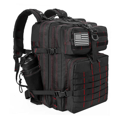 45L/35L/25L Tactical Backpack for Men and Women Waterproof Athlete Gym Outdoor Bag Travel Hiking Rucksack with Bottle Holder