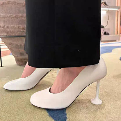 Eilyken Designer Round Toe Women Pumps Sexy Thin High Heels Stripper Shoes Spring Autumn Concise Zapatos De Mujer