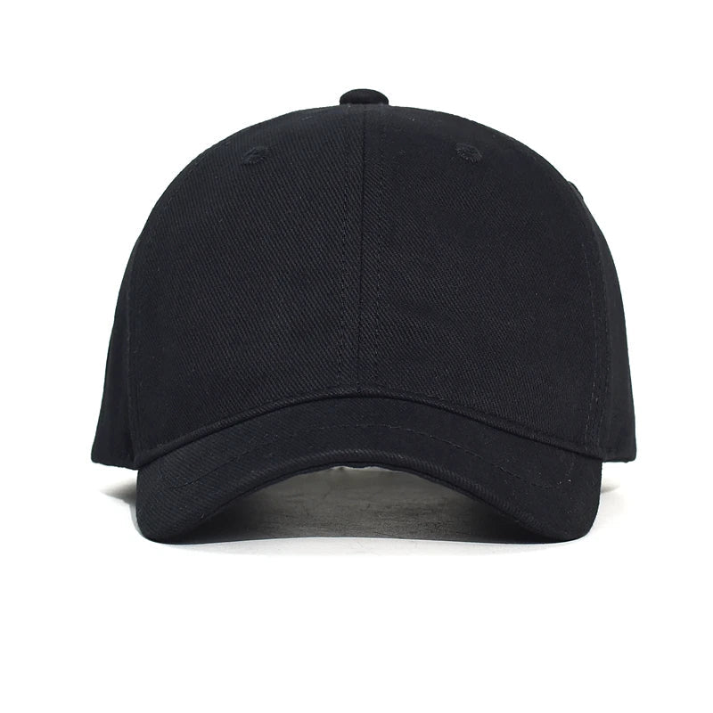 Short Brim Cotton Baseball Cap Men Women Casual Vintage Dad Hat Adjustable