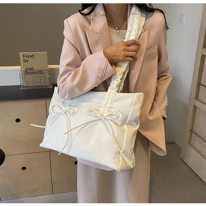 Solid Color Nylon Casual Shoulder Bags Large Capacity High Quality Versatile Crossbody Bags for Women 2025 Fashion Hot Sale