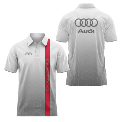 3D Printed Short-Sleeved Polo Shirt Casual High-Quality Sports Fashion T-Shirt with Collar