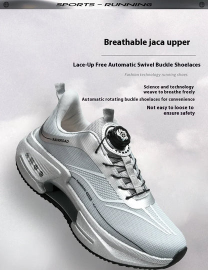 Family carbon plate running shoes for Boys Big Boys Student rotating button Technology TPU+ Popcorn high pop sneakers for girls