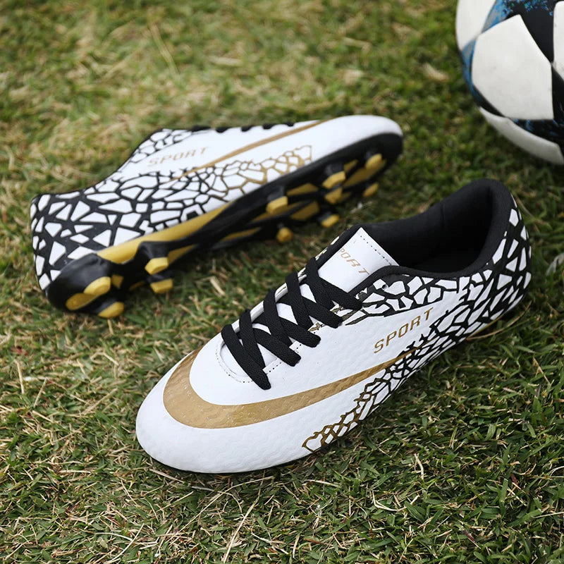 Stylish And Comfortable Adult Training Match Sports Football Shoes Outdoor Indoor Grass Sports Shoes For Youth Students 35-47#