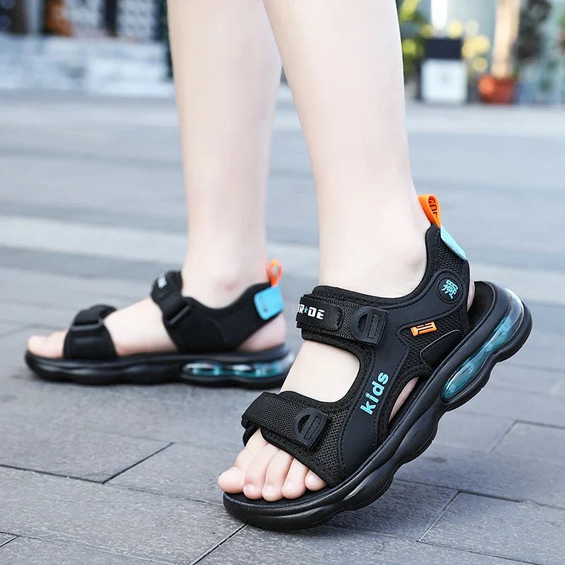 Summer Beach Sandals For Boys Outdoor Fashion Casual Shoes Anti-slippery Soft-soled Kid's Breathable Walking Sandials