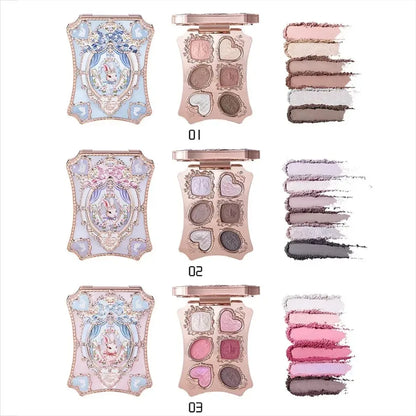 Garden Collection Lip Cream Blush Air Cushion CC Cream Liquid Foundation Eye Shadows Palette Makeup Set 10pcs