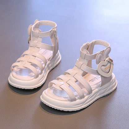 2026 Fashion Kids Sandals Children's Design Hollow-out Multicolor Sport Sandals Soft Flat Strappy Sandals Girls Cute Beach Shoes