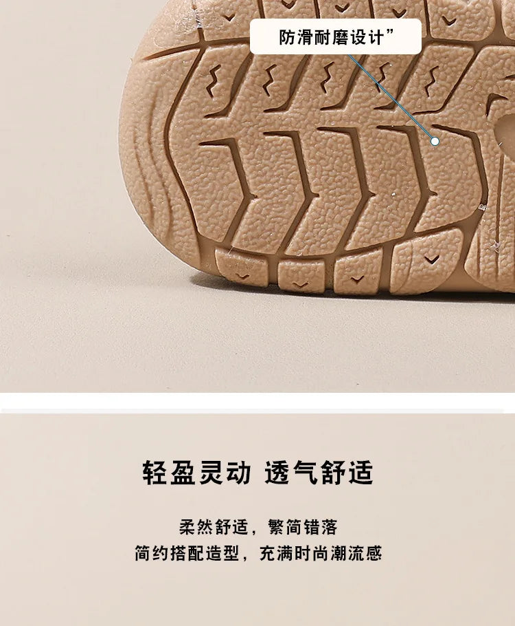 Baby Boy Sandals 2025 Summer Toddler Shoes Baby Girl Soft Flexible Sandals Newborn Infant Outdoor First Walkers