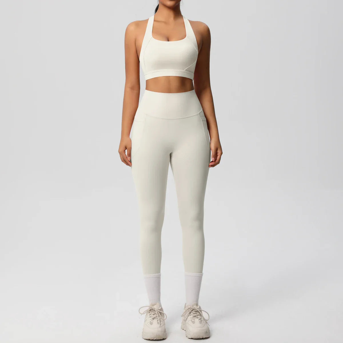 Yoga Suit Sports Set Womens Sportswear Sports women's yoga bra  Tummy Control Slimming Booty Leggings Women's tracksuit