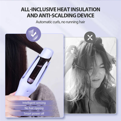 Tinsol 32mm Automatic Curling Iron Automatic Rotating Ceramic Curler Professional Curling Iron Curling Iron Curler