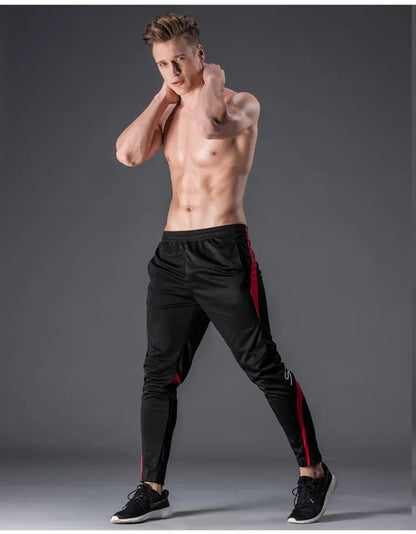 Sport Pants Men Running Pants With Zipper Pockets Training Male Pants Soccer Pants Fitness Pants Sportwear Youth kids XXS XS 4XL