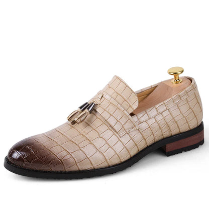 Luxury Formal Men's Dress Italian Designer Stylist Wedding Casual Business Patent Leather Loafers Oxfords Shoes for Men