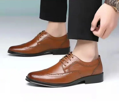 Social Shoe Male Breathable In Summer Official New Pointed Toe Men's Formal Shoes Cheap Liquidation Gentleman Legitimate Leather
