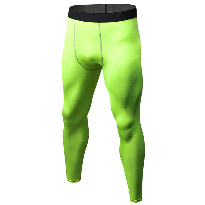 Men's Tight Training Pants PRO Sports Fitness Running Pants Quick Dry Trousers Running Basketball Sports Workout Leggings