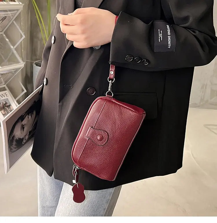 Women Genuine Leather Shoulder Bag New Casual Female  Small Crossbody Bags For Women Bag Cell Phone Bag Day Clutches