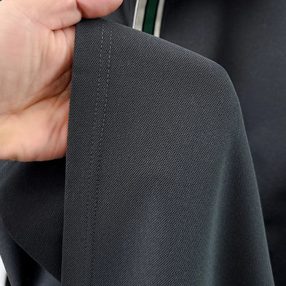High Quality Man Short-Sleeved Polo Shirt Lapel Button Color Blocking Pattern Printing New T-Shirt Business Casual Men'sClothing