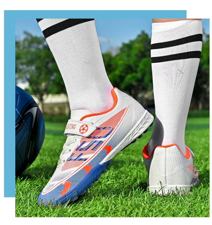 Kids Soccer Shoes School Football Boots Professional Cleats Grass Training Sport Footwear Boys Outdoor Futsal Soocer Boots 30-38