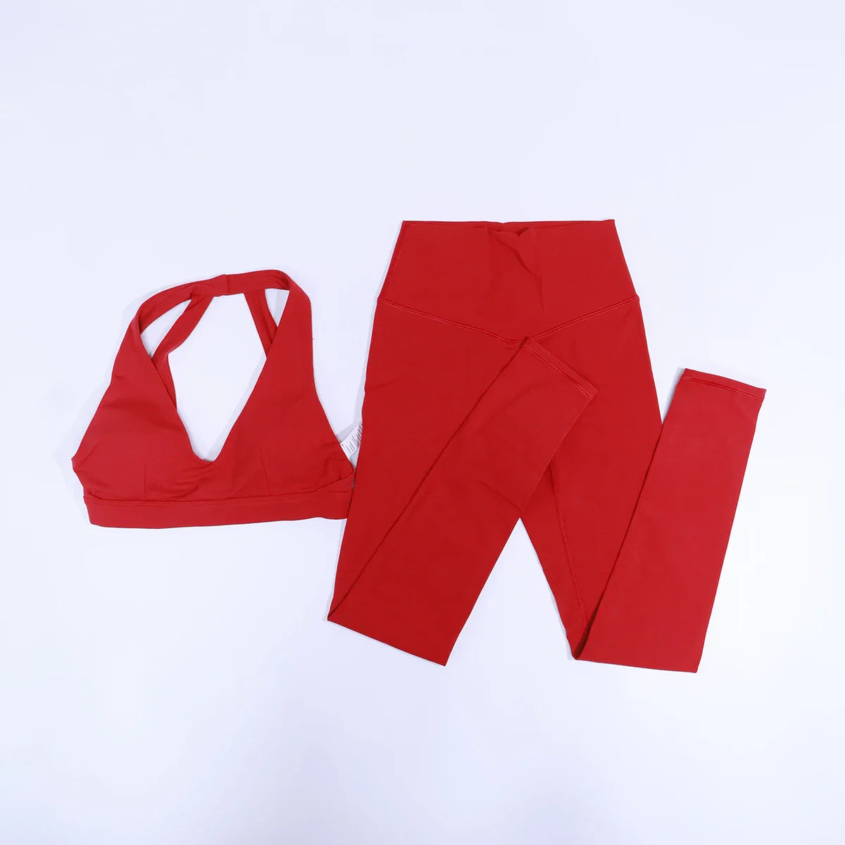 New Summer Women's Ultra Soft Sports Bra And Yoga Pants Set Fashionable Two-Piece Gym Workout Shock-Absorbing Underwear Suit